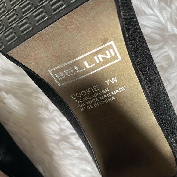 Bellini Boots Sock Pull On Booties Black Heeled Women’s Size 7W - Picture 9 of 15